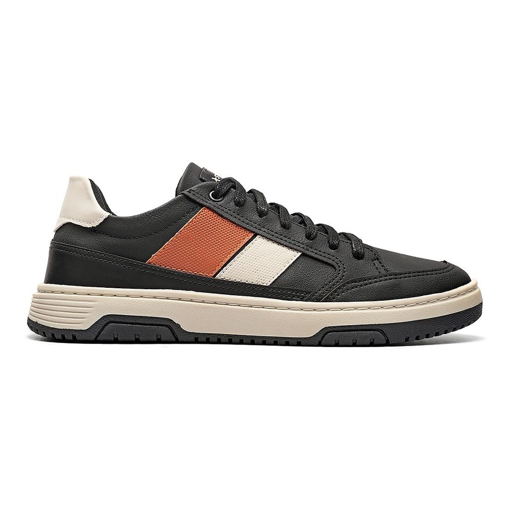 Tênis Streetwear Strike Zigg Masculino Estilo Preto Natural | Shopee Brasil