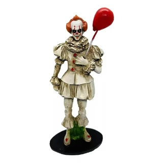 Boneco Colecionável Estátua Action Figure Pennywise Balão Terror It A Coisa Resina