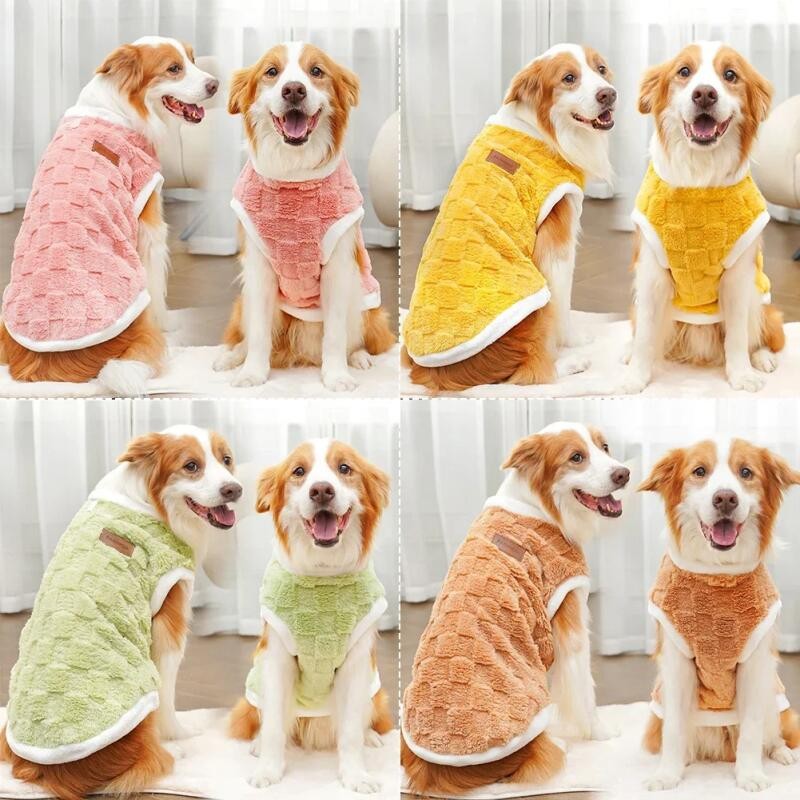 XS-8XL Roupas Para Cães Grandes Inverno Quente Camisola S-6XL