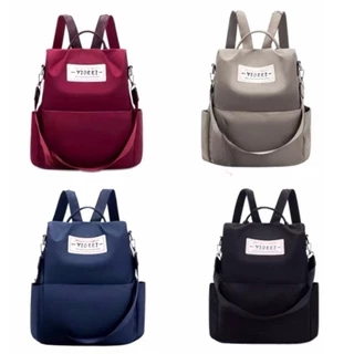 Mochila Feminina Grande De Tecido Oxford À Prova D'água Casual/Bolsa De Viagem Combina Com Tudo em Oferta na Shopee