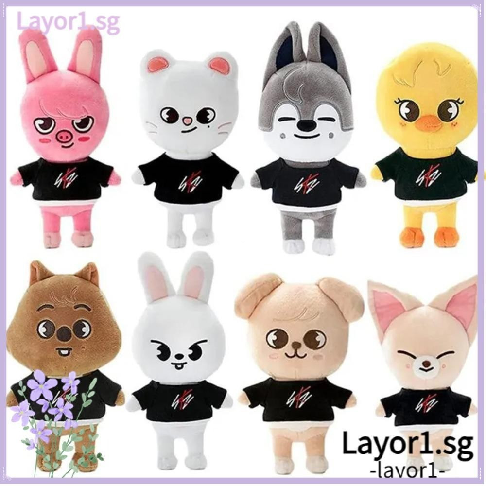 LAYOR1 Brinquedo de Pelúcia Skzoo de 20cm Boneca Stray Kids Kpop