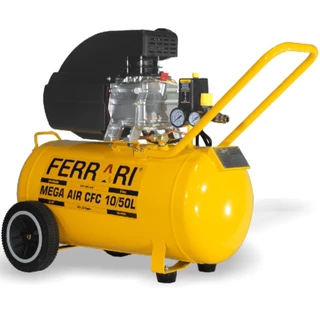 Compressor de ar 10 pés 50L 2 hp 115 libras - Mega Air Ferrari