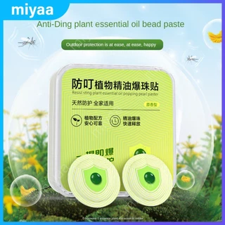 Adesivos anti-mosquito com óleo essencial de plantas, 10 unidades/caixa, para bebês adultos, universais, seguros e