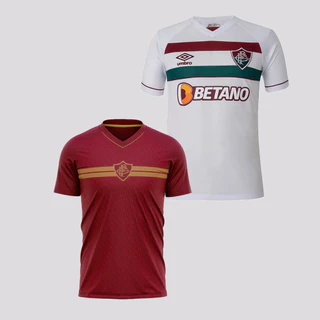 Kit Camisa Umbro Fluminense II 2023 + Camisa Fluminense Prank Bordô