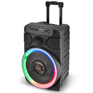 Caixa de som amplificada 600W RMS com Bluetooth e Radio FM e Microfone - X600 TRC