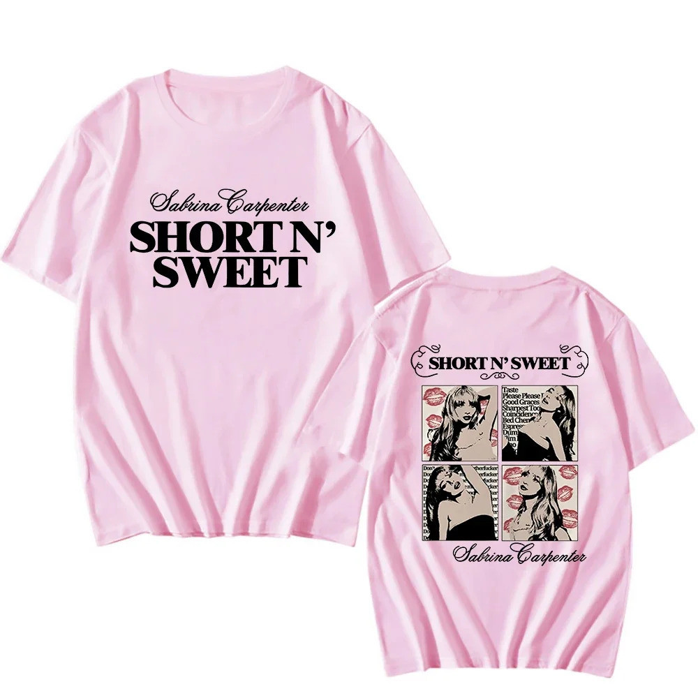 Camiseta Sabrina Carpenter Short N' Sweet T Shirt Fashion Men