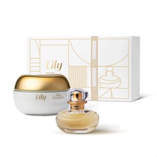 Kit Lily: Eau De Parfum 30ml + Creme Acetinado Desodorante Corporal 250g  - O Boticário em Oferta na Shopee