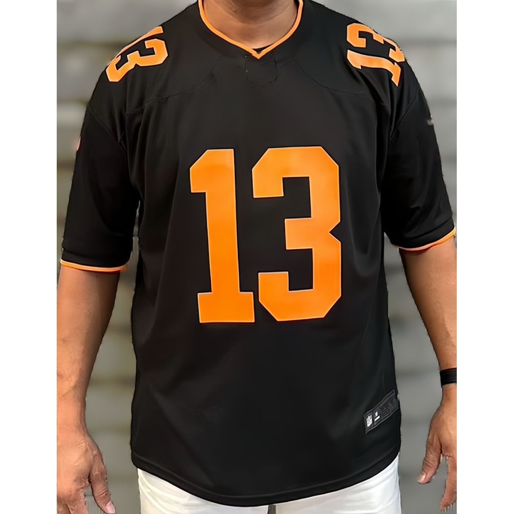 Camisa 13 preto futebol americano Oversized Unissex