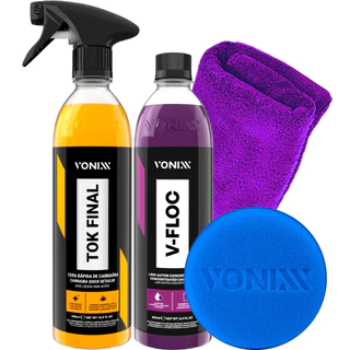 Cera Liquida Tok Final Manutenção Brilho V-Floc Shampoo Vonixx