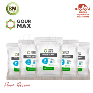Pote retangular 350 ml - Microondas Freezer Marmita Fitness Embalagem Alimento Quente ou Frio