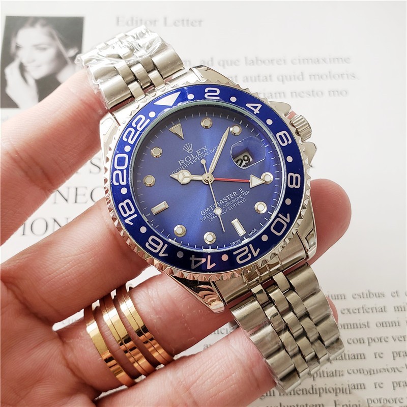 Rolex Novo Produto Masculino Movimento Mecanico Automatico Pulseira De Aco Inoxidavel Moda Suica Na Relogio All Match Shopee Brasil