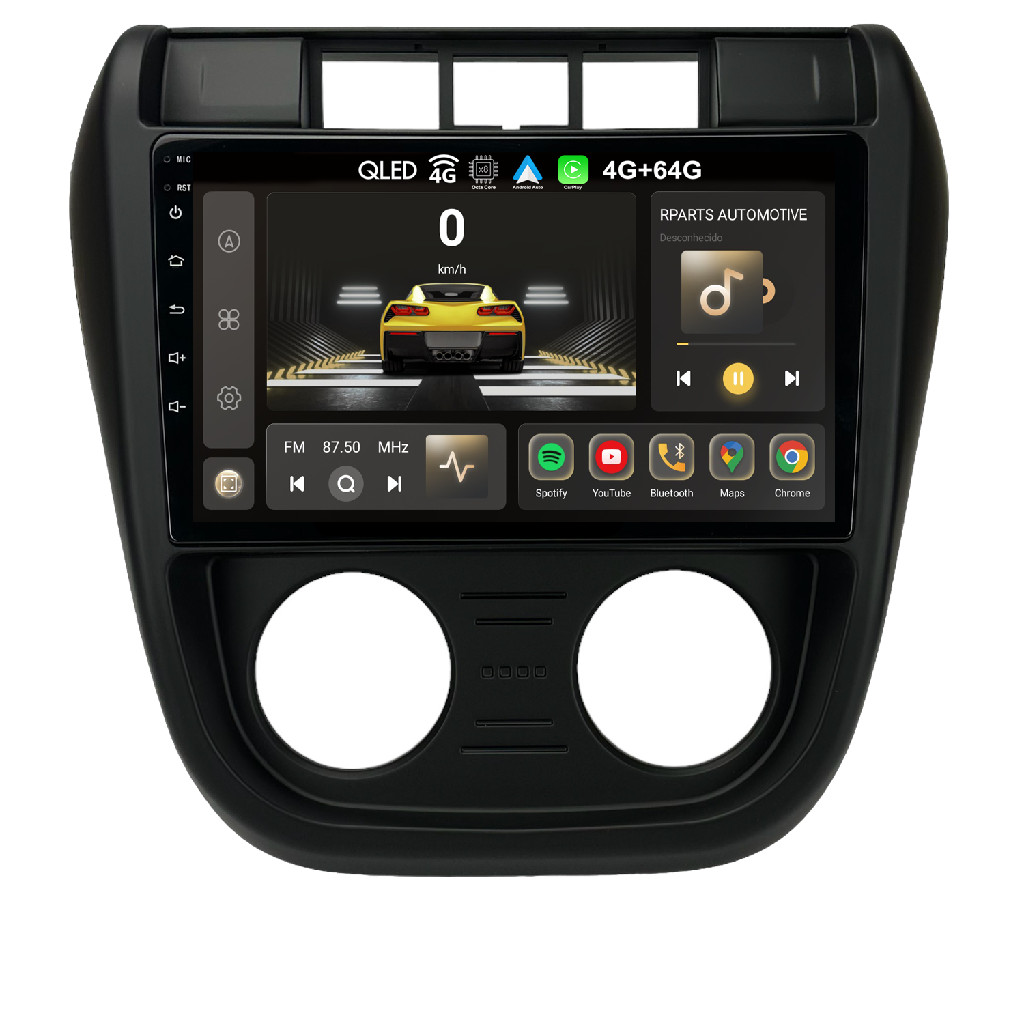 Kit Multimidia 9 Polegadas Android VW Spacefox G1 2003 a 2009 Octa Core ...