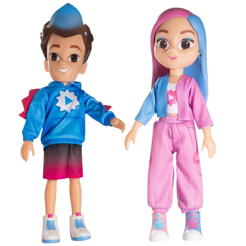 Kit Boneca Carol E Dudu Youtuber Infantil Boneco Vinil 26Cm | Shopee Brasil