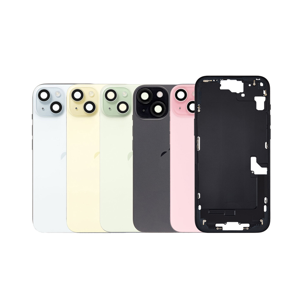 Carcaça Chassi Compatível iPhone 15 Plus Completa + botões