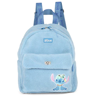 Bolsa Costas Mochila Pelúcia Stitch Disney logo emborrachado em Oferta na Shopee
