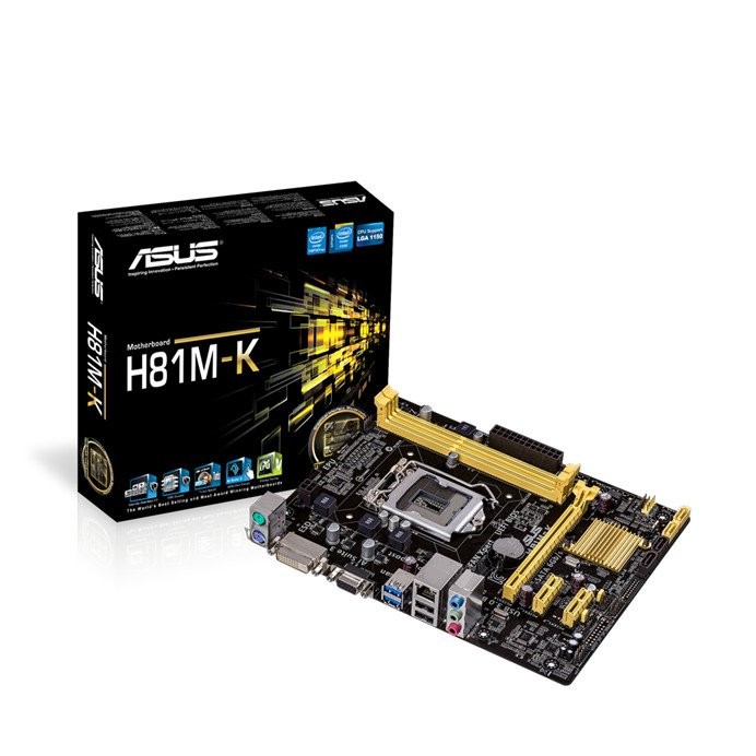 (Segunda Mão) ASUS Haswell H81M-Mk-Soquete De Chipset Intel H81 1150 ...
