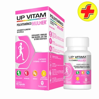 Polivitamínico de A Z para Mulher - Up Vitam 60 Cápsulas