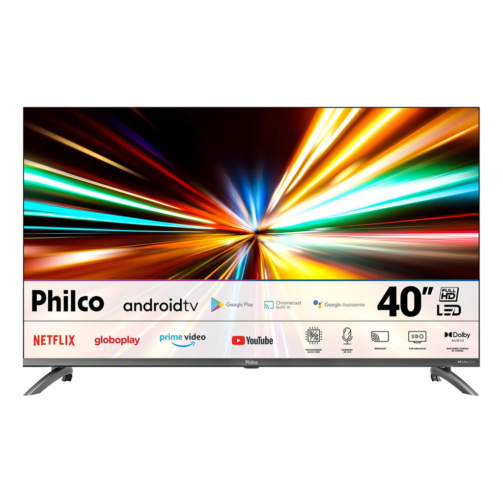 Smart Tv 40 Philco Ptv40m9gacgb Android Tv Hdmi Usb Wi-fi Dolby Audio ...