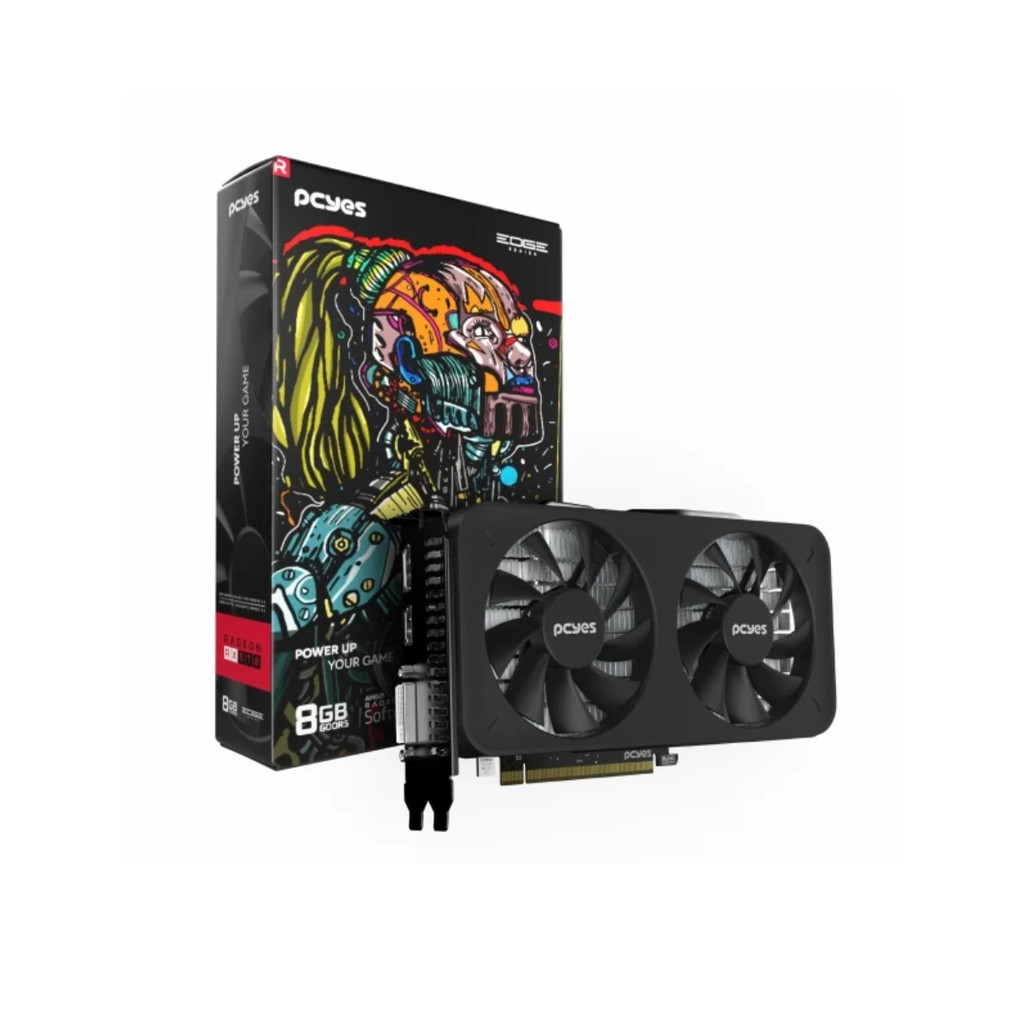 Placa de Vídeo Gpu Rx 570 8Gb 256Bits Gddr5 Projeto Edge 
