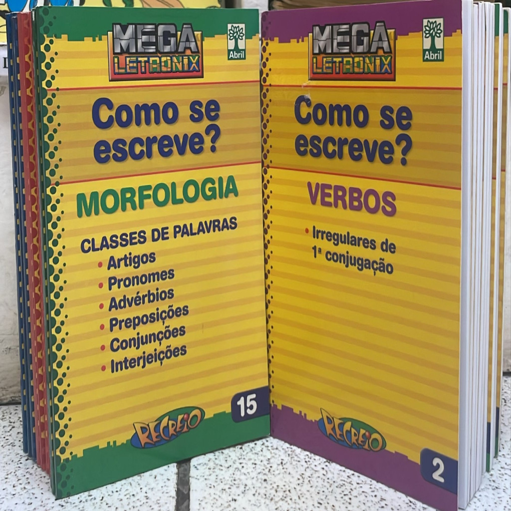 coleção Mega Letronix Recreio - 24 volumes autor abril (editora ...