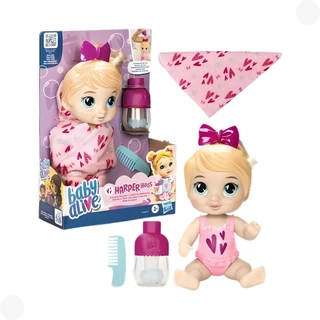 Boneca Baby Alive Bebê Shampoo Harper Hugs F9119 - Hasbro