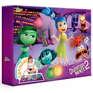 Quebra Cabeça 120 Peças Grandão Divertidamente Pixar Disney Toyster