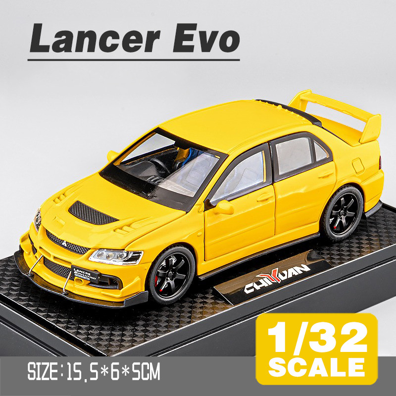 KLT 1 : 32 Mitsubishi Lancer Evolução Ix Diecast Modelo Carro Liga