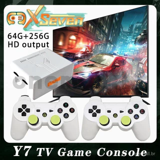 Novo Produto Ampown Y7 Console de Jogos de Vídeo Sistema Linux 256G Embutido 12000 Jogos Recarregável Baixa Latência