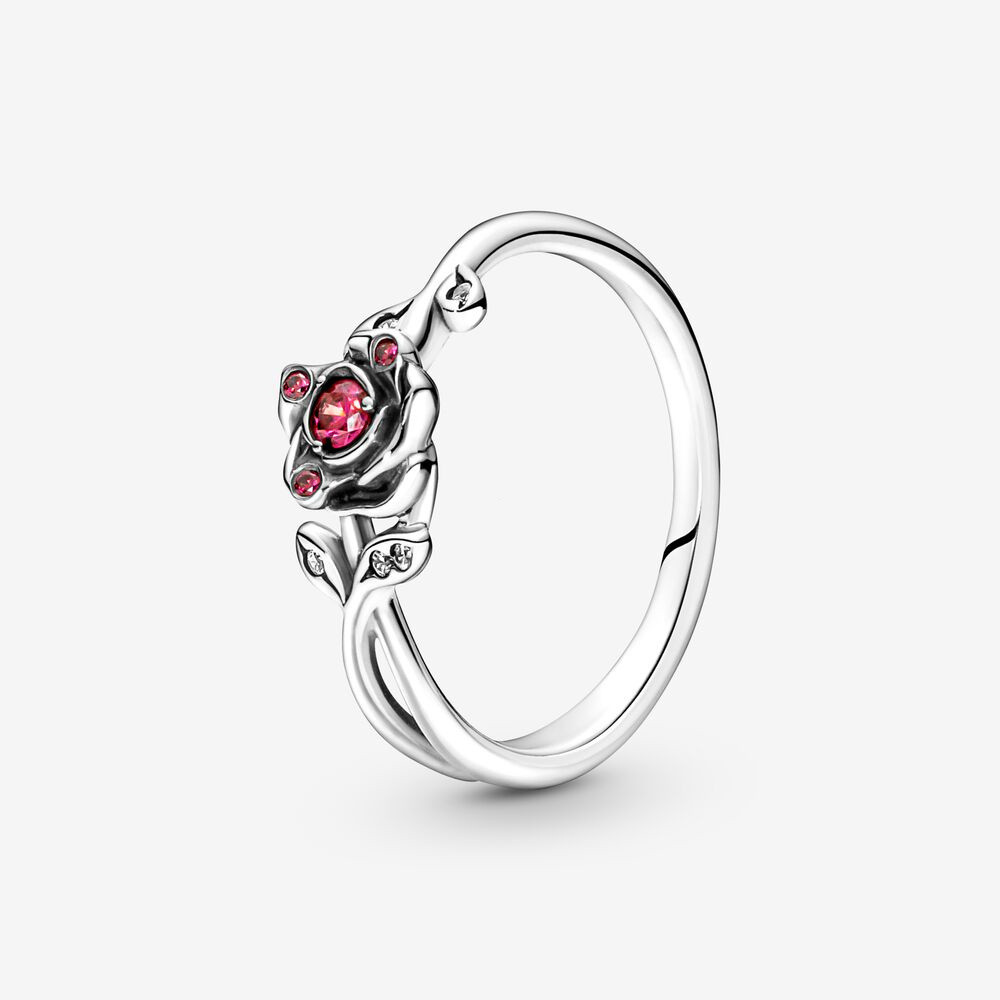 Anel Rosa A Bela E Fera Disney | Shopee Brasil