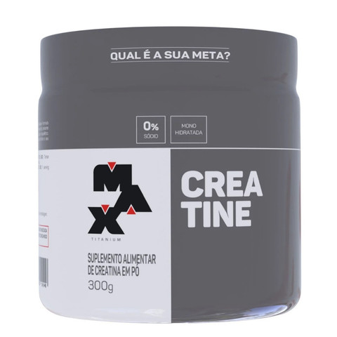 Creatina Pote 300 Gr Max Titanium — foto 1 — Achou Levou Brasil