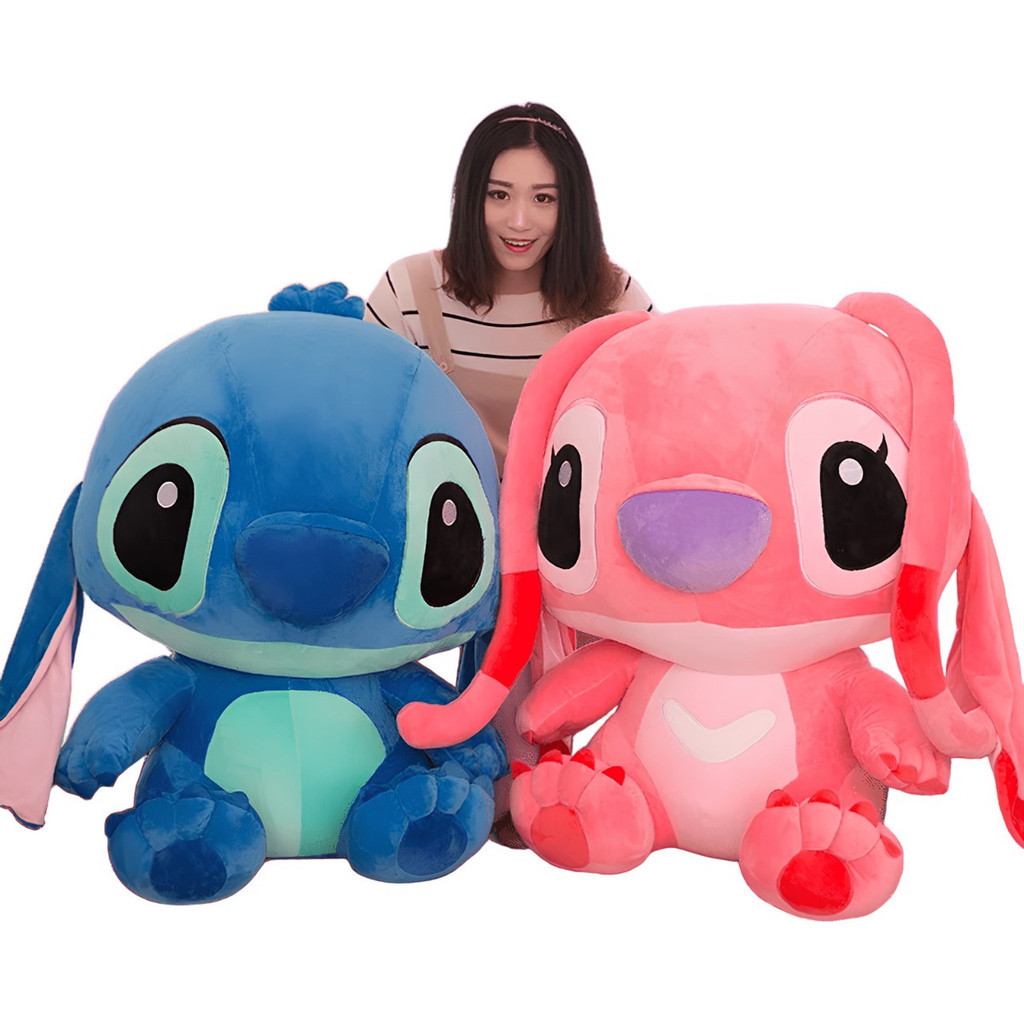 Pelúcia Stitch 75cm Ótimo Presente Angel Super Macio Gigante | Shopee ...