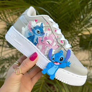 Tênis Lilo Stitch Adulto E Infantil Modelo Lançamento 2024 Cano Baixo Disney Promoção Inauguração