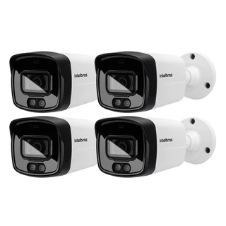 Kit 4 Câmeras Intelbras Bullet Multi HD VHD 3240 Full Color + IR Full HD 1080p 40 metros Infravermelho