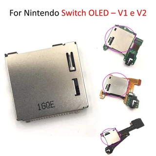 Slot Leitor Memoria Cartão Jogo Para Nintendo Switch OLED V1 V2