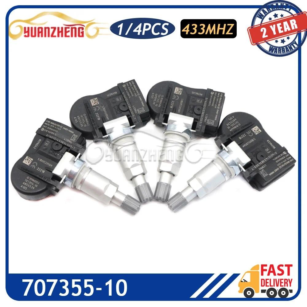 Parts-AutoClub TPMS Sensor 433MHz – Fits BMW 2/3/4 Series, I3, I8, X1, X2, X5, X6 (1-Piece)