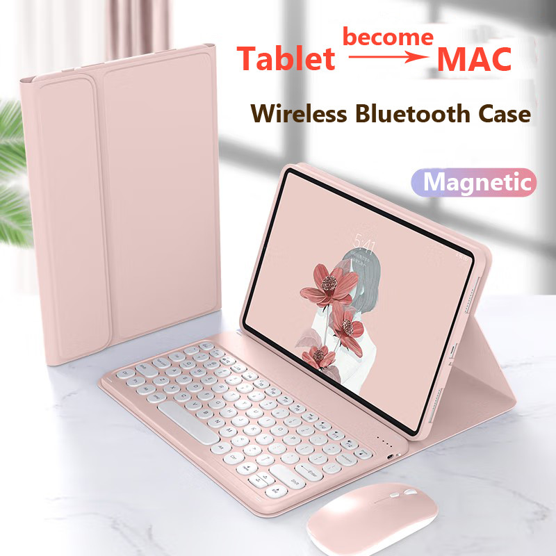 Capa Com Teclado Para Lenovo Idea Tab Plus 2025 12.1 