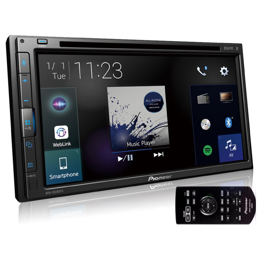 Central Multimídia 2 Din Pioneer AVH-Z5280TV Leitor CD DVD 6,8 +
