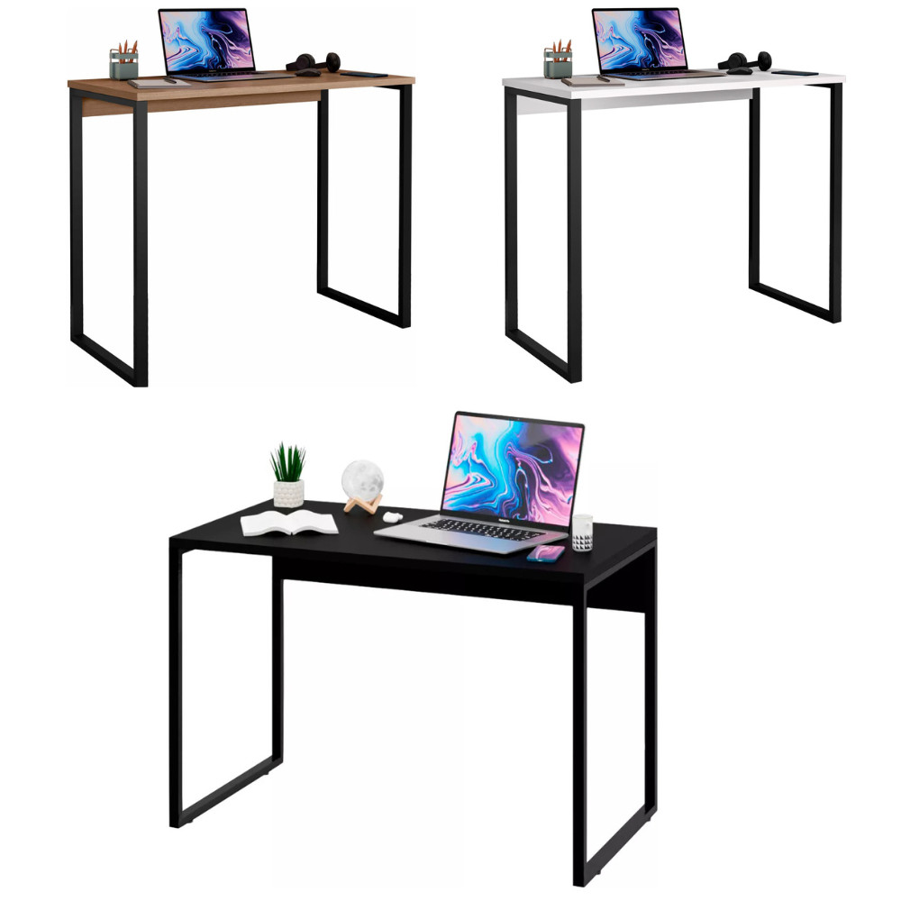 Mesa Escrivaninha Escritório Estilo Industrial Computador Notebook 120 Cm