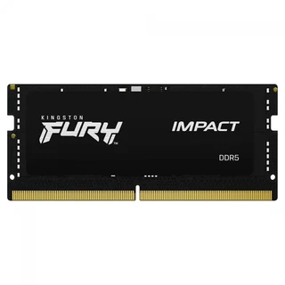 Memória Para Notebook DDR5 Kingston Fury Impact, 16GB, 4800MHz, CL38, Black, KF548S38IB-16