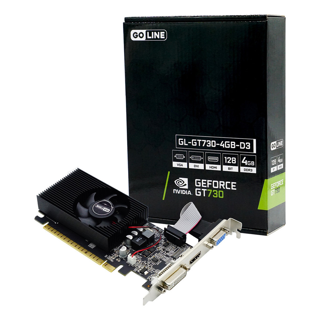 Placa De Video Goline Nvidia Gt 730 4gb | Shopee Brasil