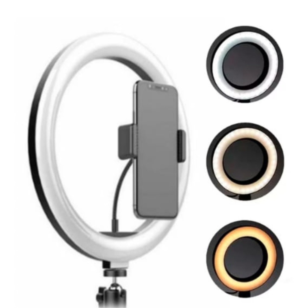 Ring Light 10 polegada/26cm anel Iluminador lâmpada led anel de luz ...