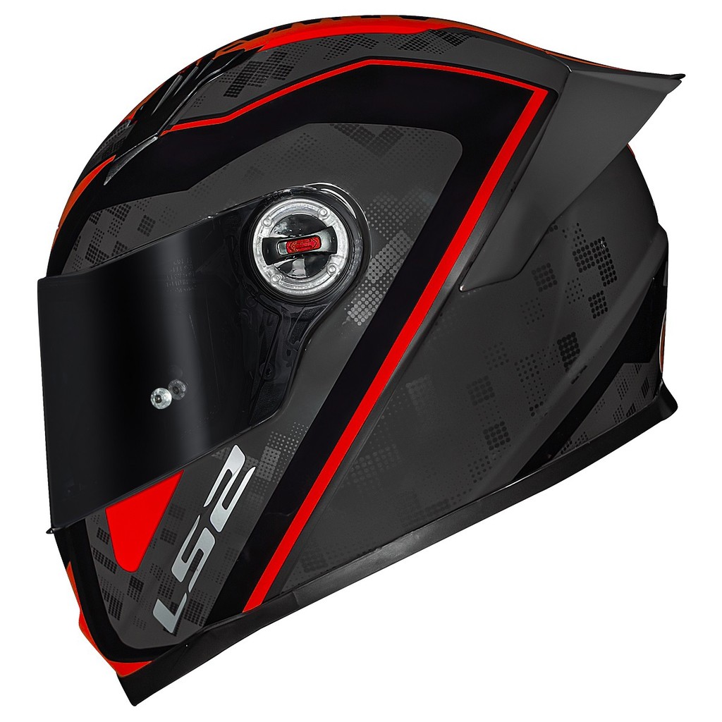 Capacete Masculino Ls2 Ff358 S Striker Vermelho Spoiler Moto | Shopee ...
