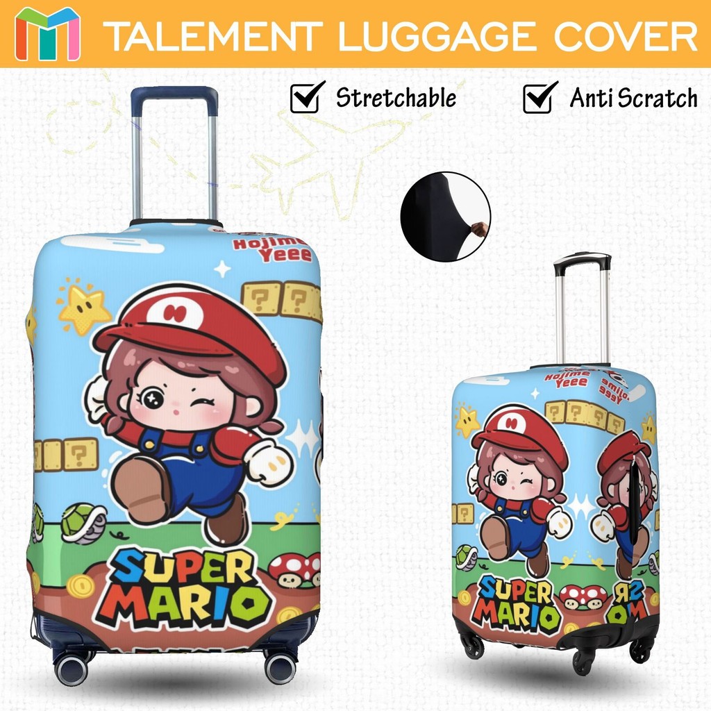 Super Mario Capa para Mala de Viagem Da Moda Personalizada De ...