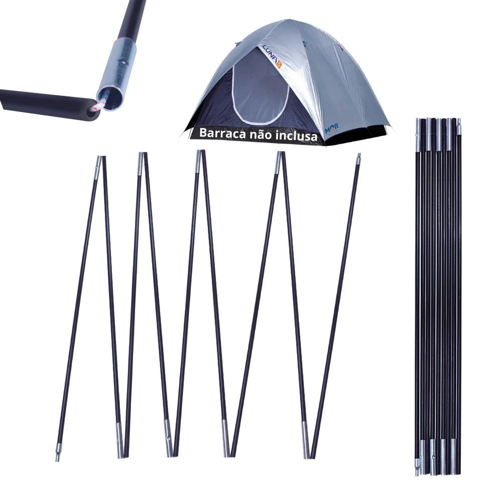 Conjunto Varetas Reposição Barraca Luna para 5 Pessoas Marca Mor