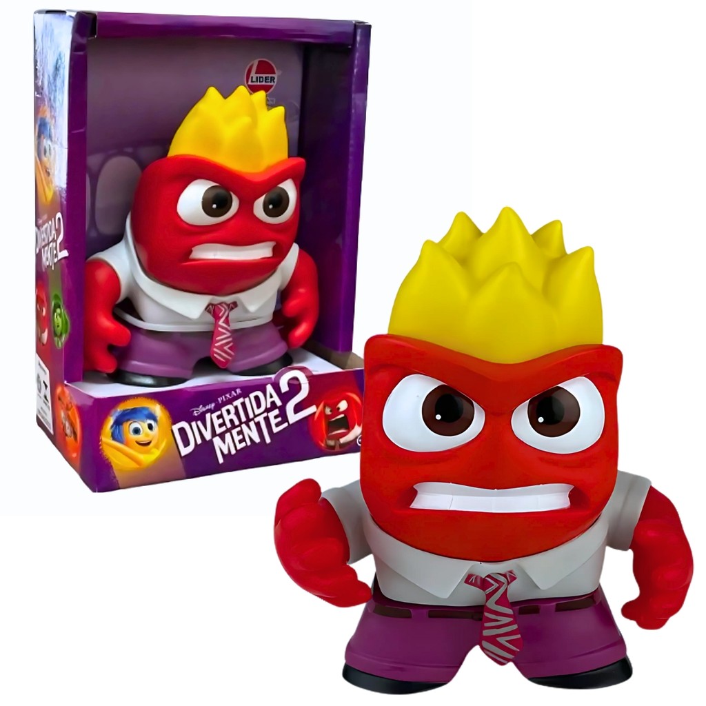 Boneco Raiva Divertidamente 2 Brinquedo Disney - 3700 Líder | Shopee Brasil