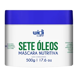 Wide Care Sete Óleos Nutritiva Ação Condicionante Máscara 500G em Oferta na Shopee