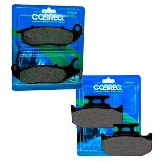 Kit Pastilha De Freio Xtz Crosser 150 Abs 2019-2023 Cobreq