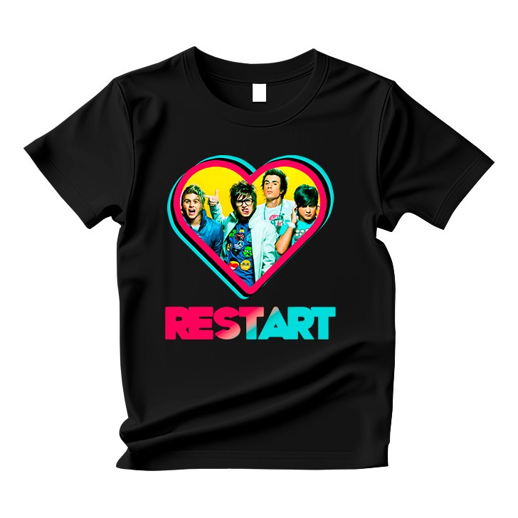 Camiseta Camisa Restart Banda Show Despedida Love | Shopee Brasil