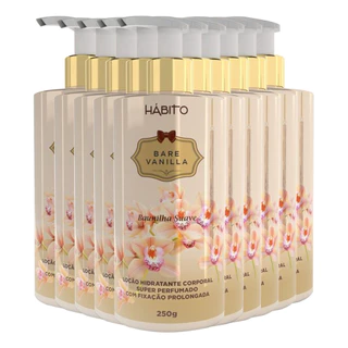 10 Loção Corporal Hidratante Baunilha Suave Hábito Atacado