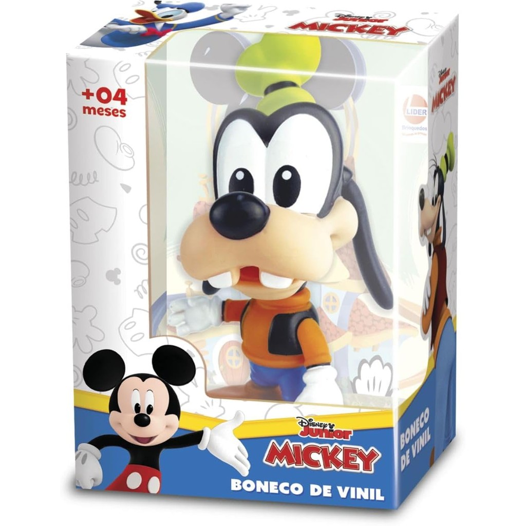 BONECO MICKEY E AMIGOS 12CM - PATETA - LIDER